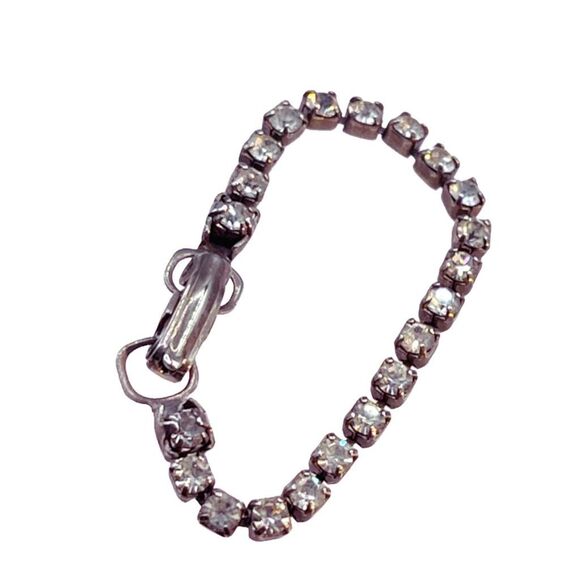 Vintage Other - Vintage baby bracelet- mid century- rhinestone